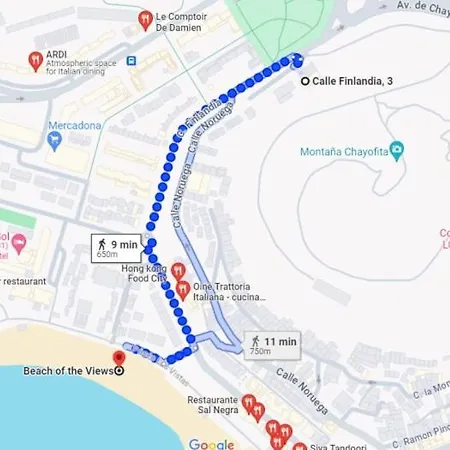 Aqua Vista El Cardon:1br Free Parking, Heated Pool Apartament Los Cristianos (Tenerife)